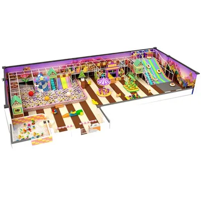 Candy Themed Indoor Playground Equipment